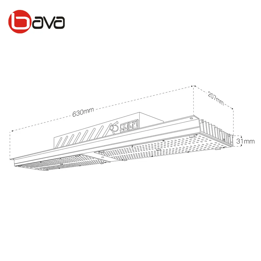 BAVA Hydroponic UV SAMSUNG LM301B 240W LED Grow Light For Indoor Plant
