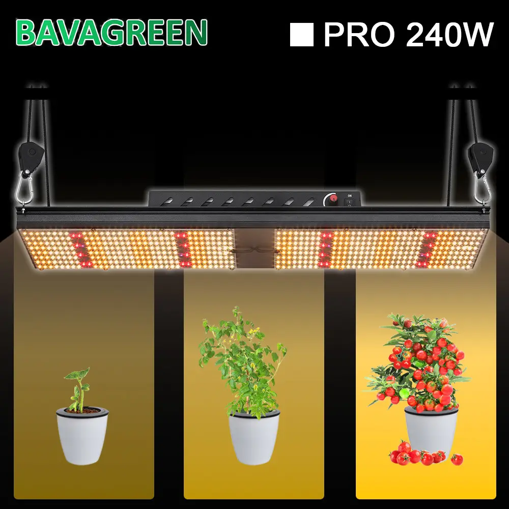 ETL 95 Cri SAMSUNG LM301H Board Oslon 660nm 240W LED Grow Light
