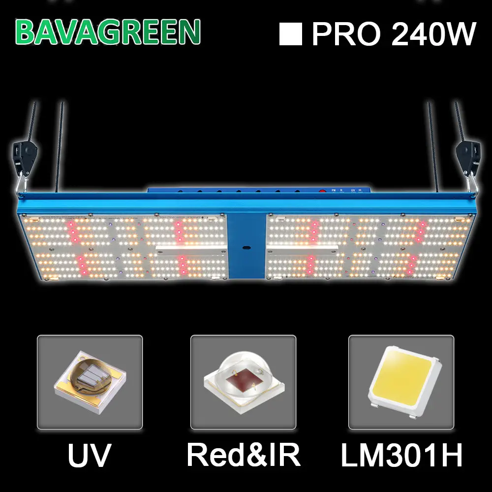BAVA Quantum Board 2700k 240W LED Grow Light RED UV For Medical Plant