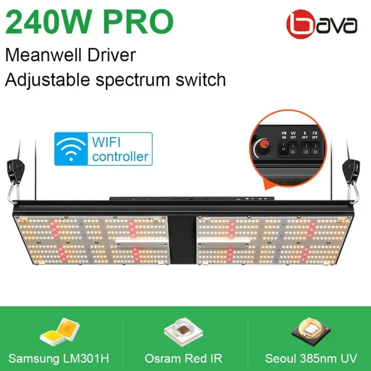 5000K Top Bin Osram Red Samsung Quantum Board Horticulture Led Grow Light