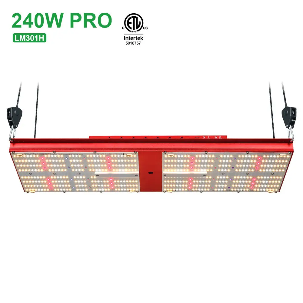 240w UV IR LED Grow Light Samsung LM301H Quantum Board Switch Control