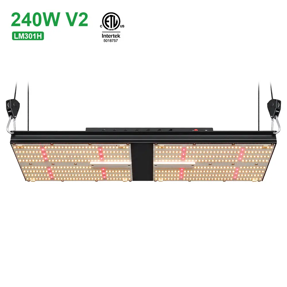 Bavagreen 660nm IP20 LM301H LED Grow Light Qb288 240W Pre Assembled