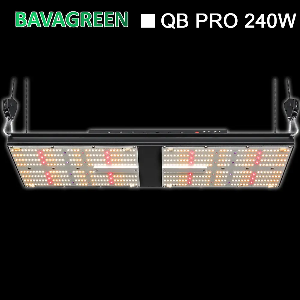 24pcs Medical Plant LM301H LED Grow Light Adjustable Spectrum Bavagreen 240W