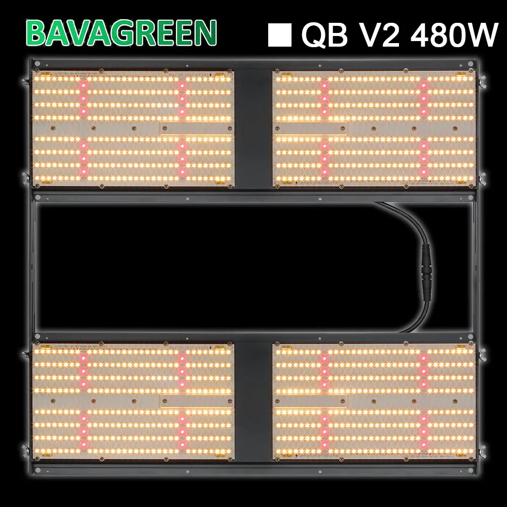 480W V2 Greenhouse Horticultural Grow Lights 660nm Oslon LM301H LED Grow Light