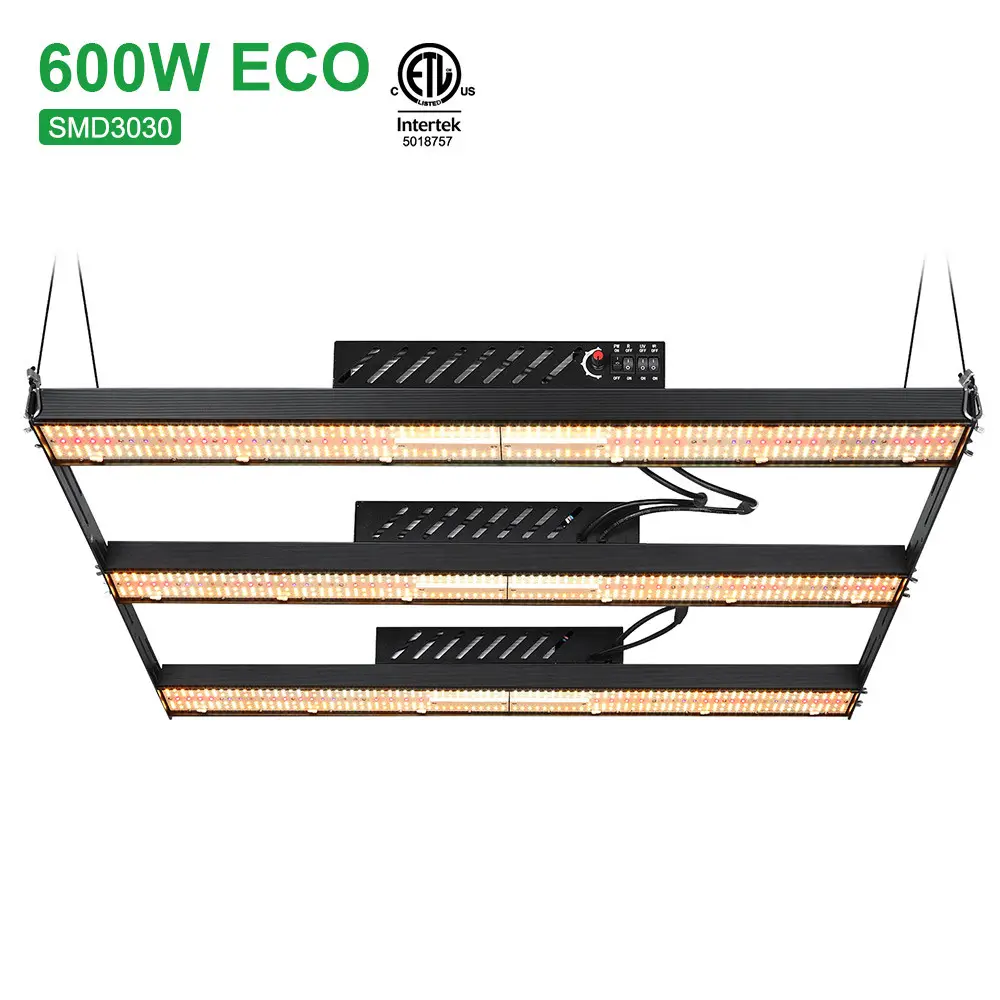 ETL ECO 3000k 5000k SMD3030 WIFI LED Grow Light 600W Full Spectrum