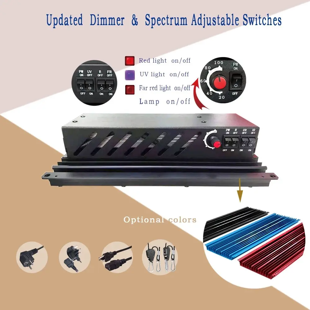 120W SAA 2.55umol/W LM301B Quantum Board 3000k 5000k UV IR RED 306umol/s