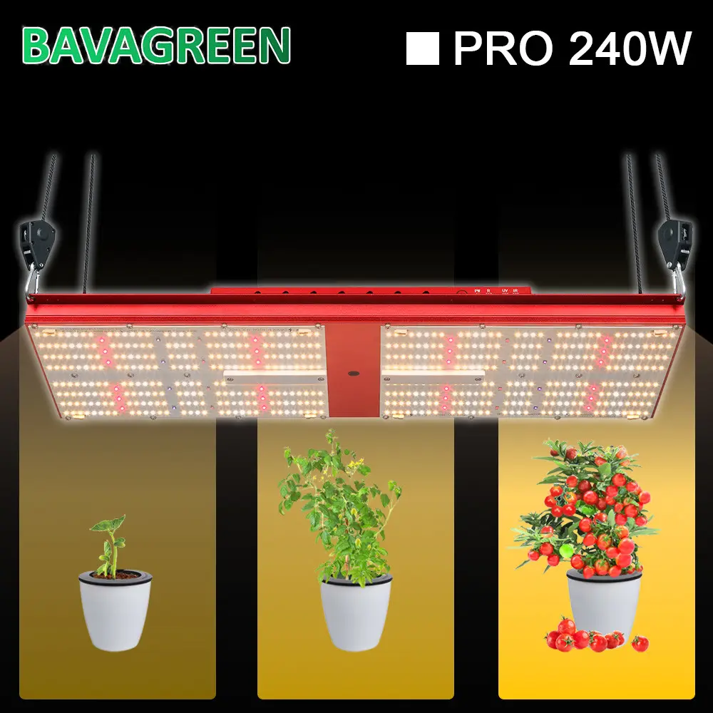Waterproof IP65 SAMSUNG Quantum Board 240W BAVA Led Grow Lights CE Rohs