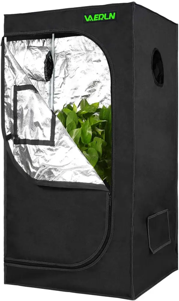 4x4 Grow Tent Complete Kit 120x120x200mm Hydro 1680D Mylar LED Grow Light Kits