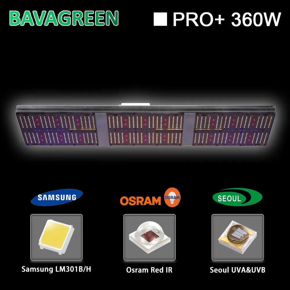 High Brightness LM301H LED Grow Light Cultivation 2.7umol/J Dimmable 360w
