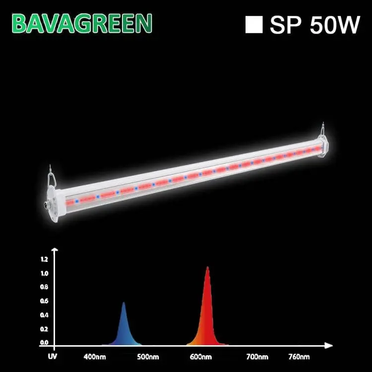 Aluminum Linear 4Ft Fluorescent Grow Lights 50w For Fruit Floriculture Crops
