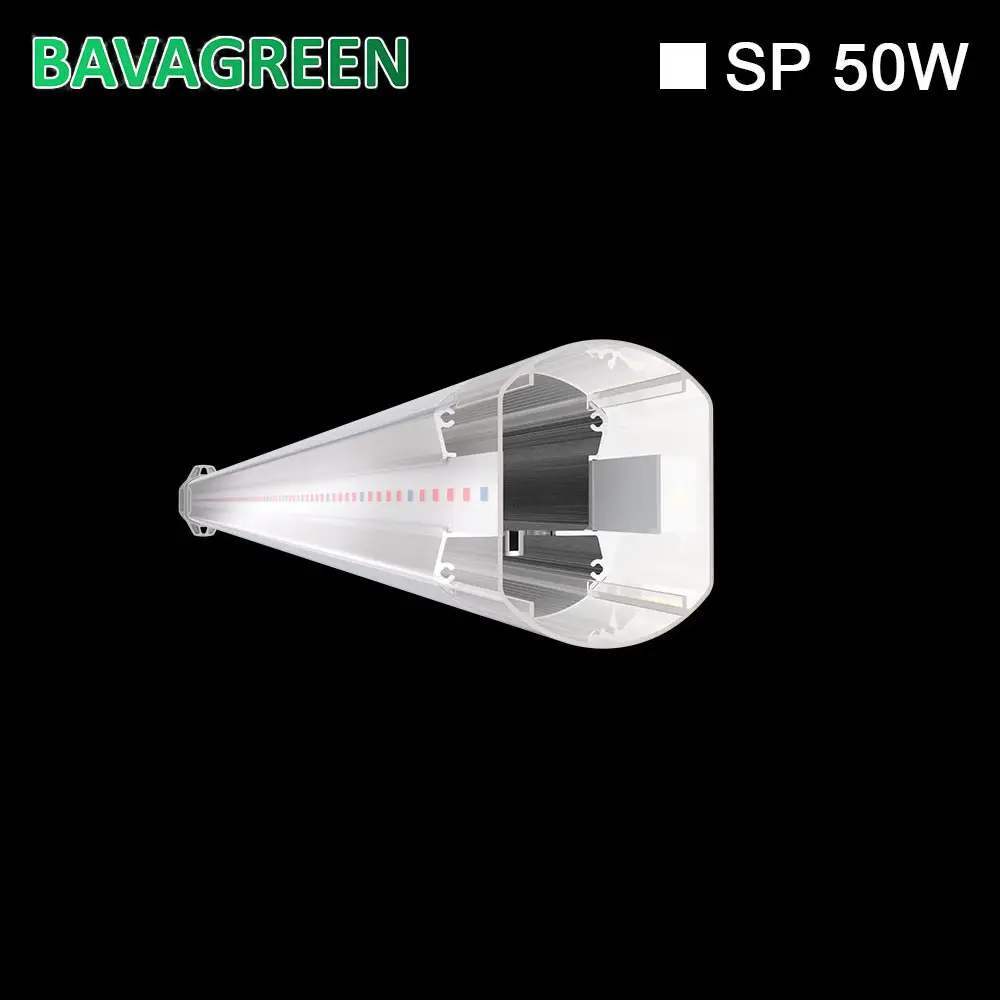 Greenhouse 50W UV IR LED Grow Light 660nm 450nm Blue Red Spectrum 4ft