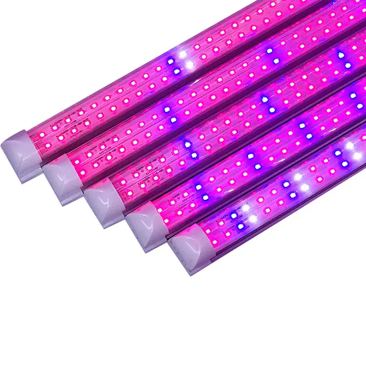 18W T8 LED Grow Tube Light 2ft 4ft Red Blue Full Spectrum LED Plant Light For Greenhouse