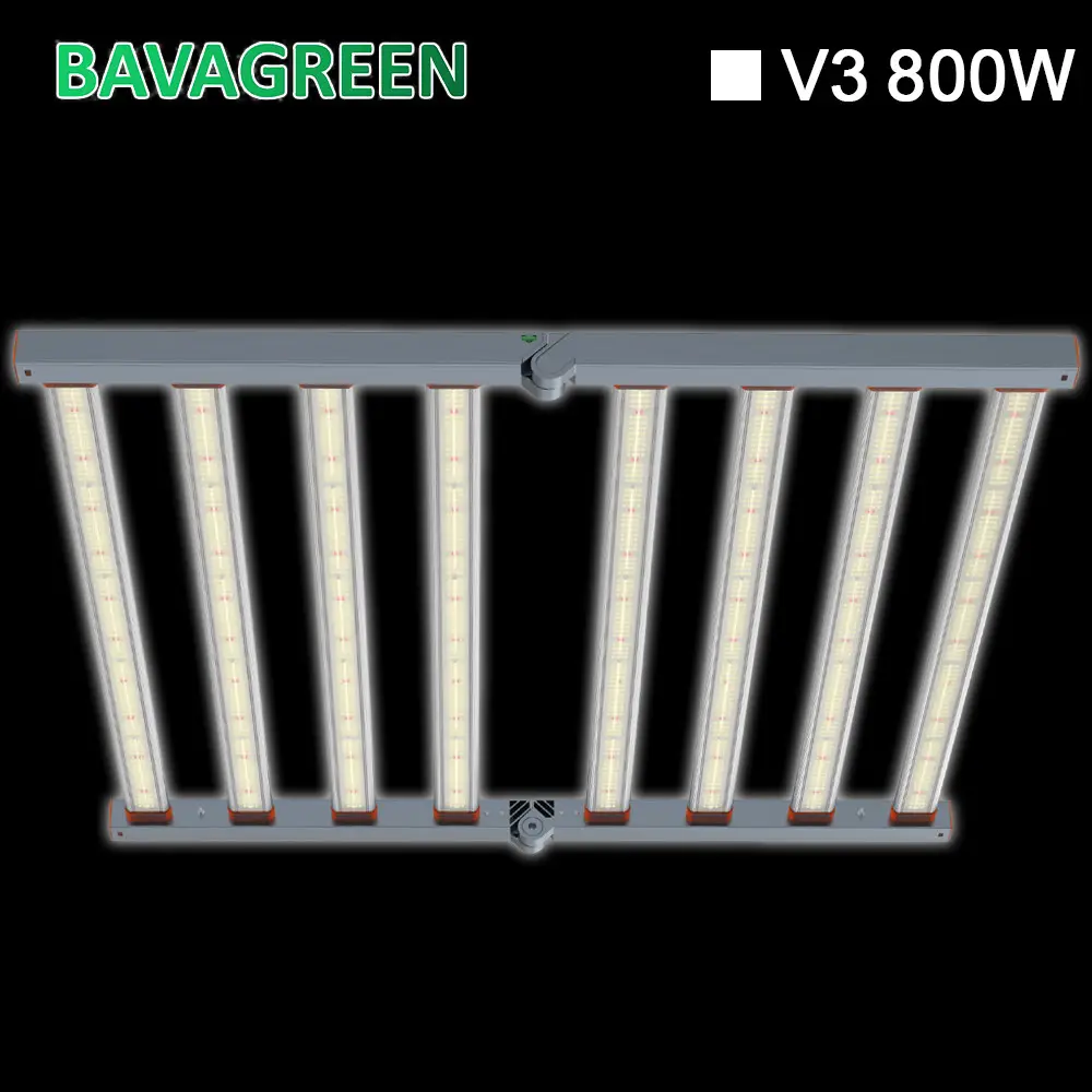 Full Spectrum 8 Bars 800W LED Grow Strip Light High efficiency