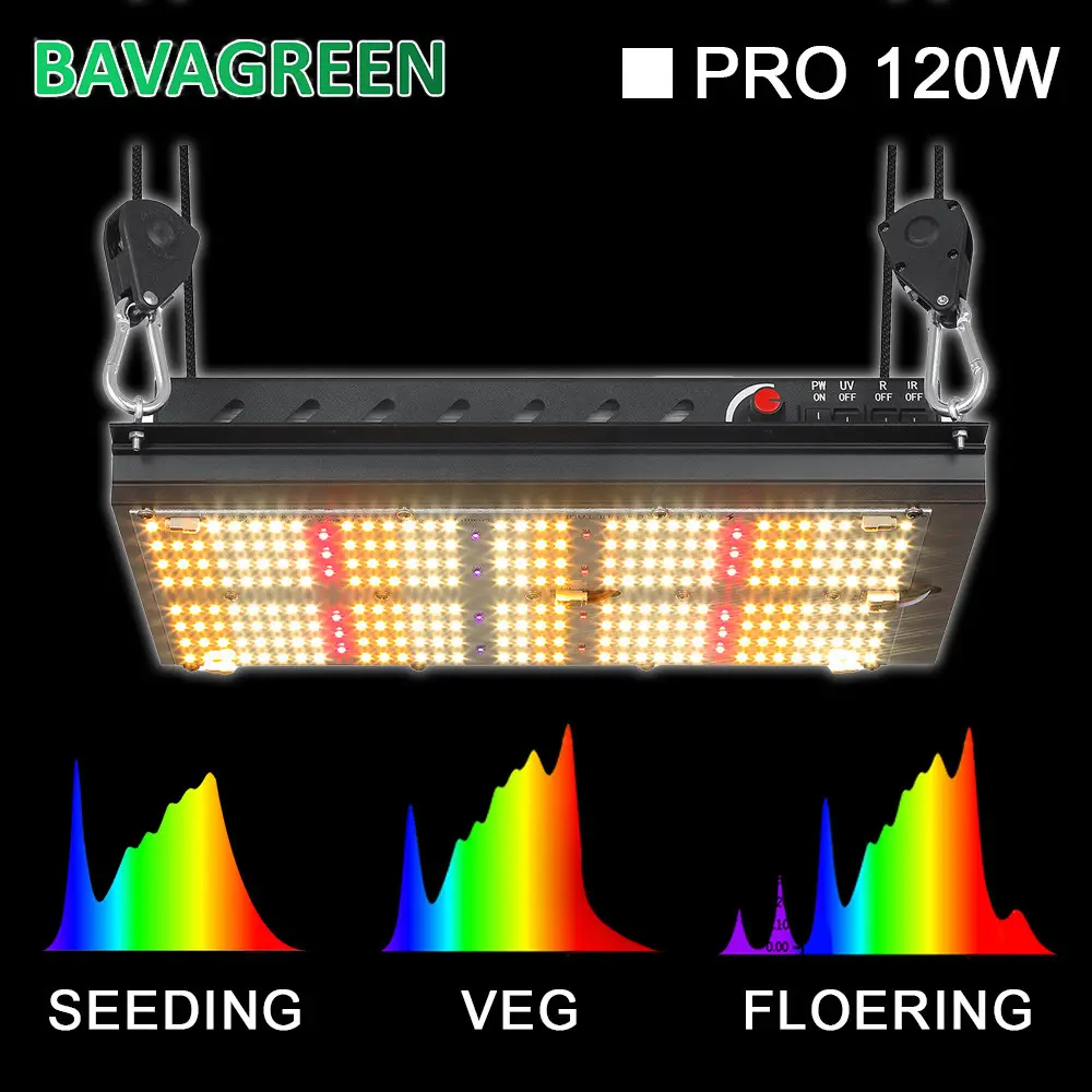 120W SSL LM301B Quantum Board 2.55umol/J For Grow Tent 80X80